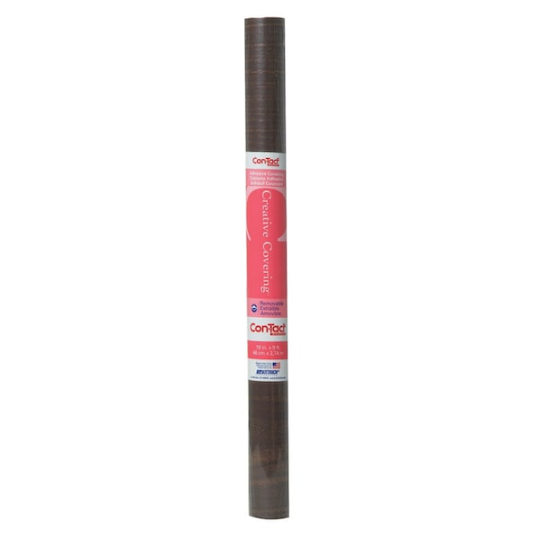 Con-Tact Brand Con-Tact Creative Covering 9 ft. L X 18 in. W Walnut Wood Grain Shelf Liner 09F-C9033-12 - main